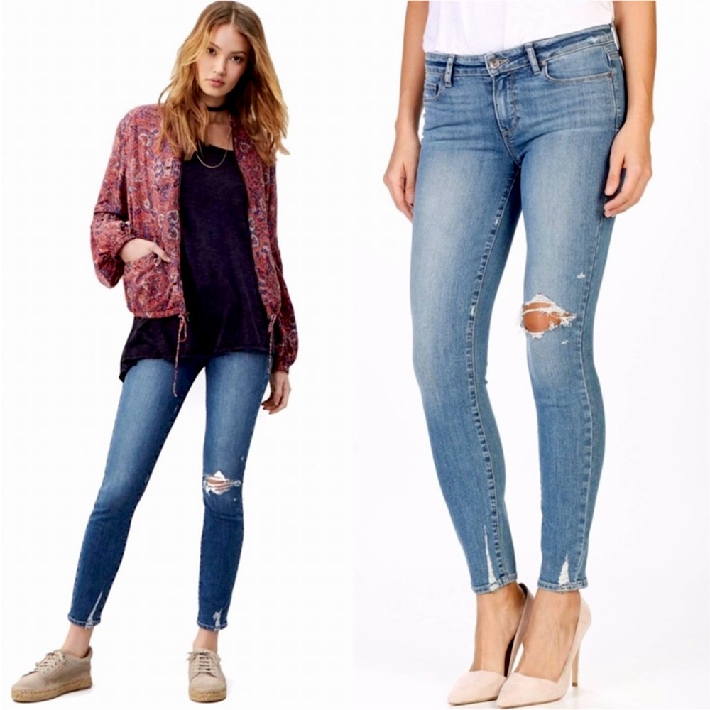 PAIGE Hoxton Ankle Skinny Jeans